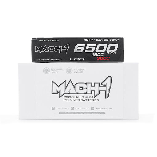 MACH-1 RACING // 6500MAH TITANIUM SERIES LCG HIV LIPO