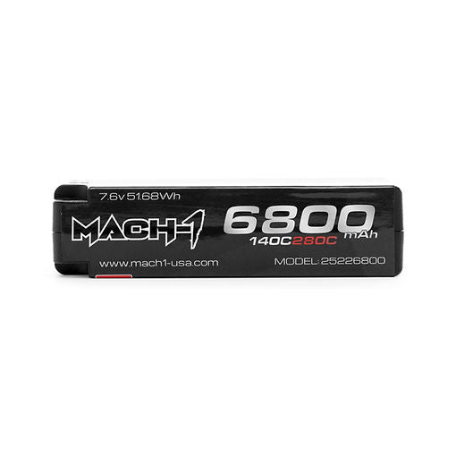MACH-1 RACING // 6800MAH 7.6V LIHV TITANIUM SERIES SHORTY