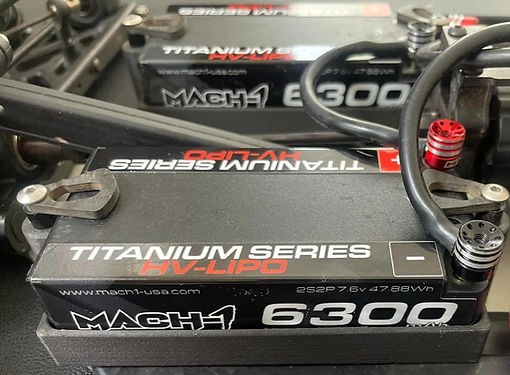 MACH-1 RACING // HEAT SINK W/ 4MM GOLD PLATED BULLET CONNECTORS