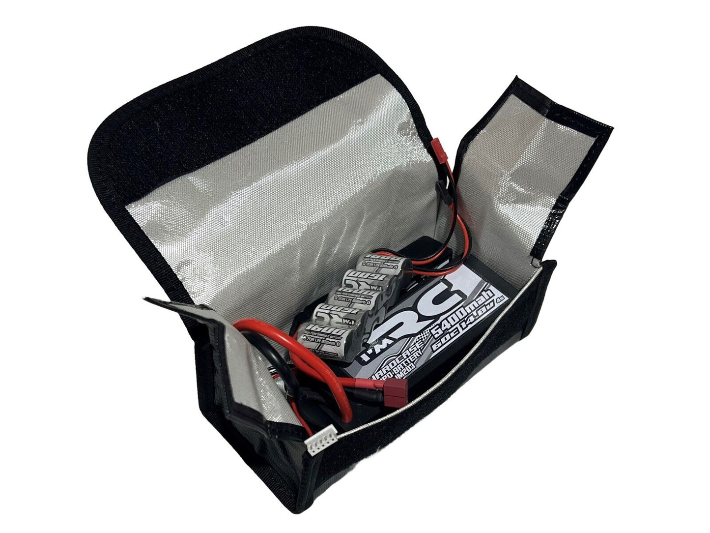 2PC I’M RC LIPO BATTERY SAFE BAG FIREPROOF 18.5x7.5x6cm x 2PCS IM165