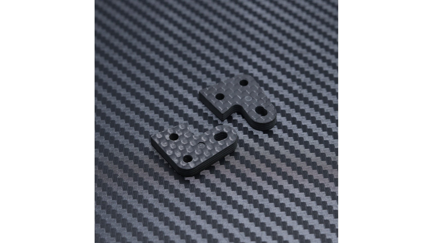 Carbon Fibre Steering Knuckle Plate 1 (Long) for Mayako MX8/MX8E