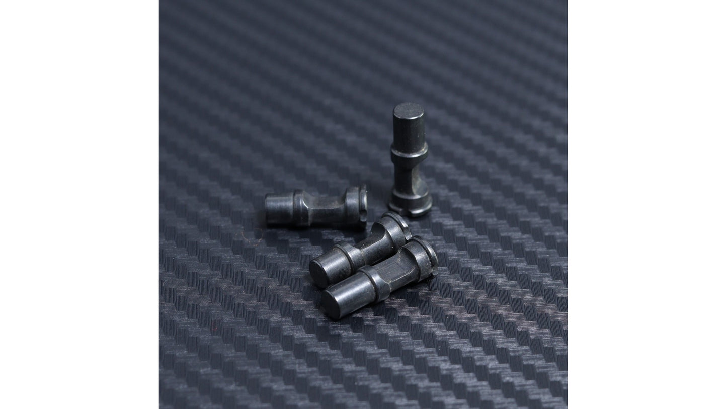 Steel Lower King Pins KPI-0.5, 2pcs 0 and 2pcs +2 for Mayako MX8/MX8E