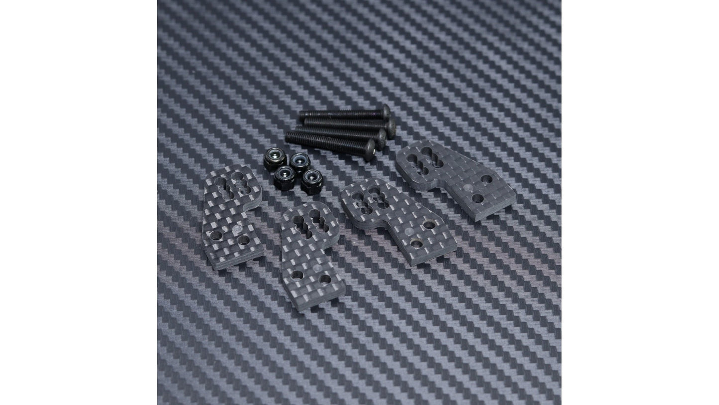 CNC Rear Hub 3mm Carbon Fibre Link Plate #1 – Long Link for Mayako MX8/MX8E