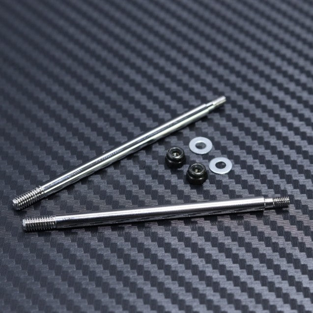 Mayako-Rear 64,50mm (Stock) Shock Shaft 2pcs for Mayako MX8/MX8E