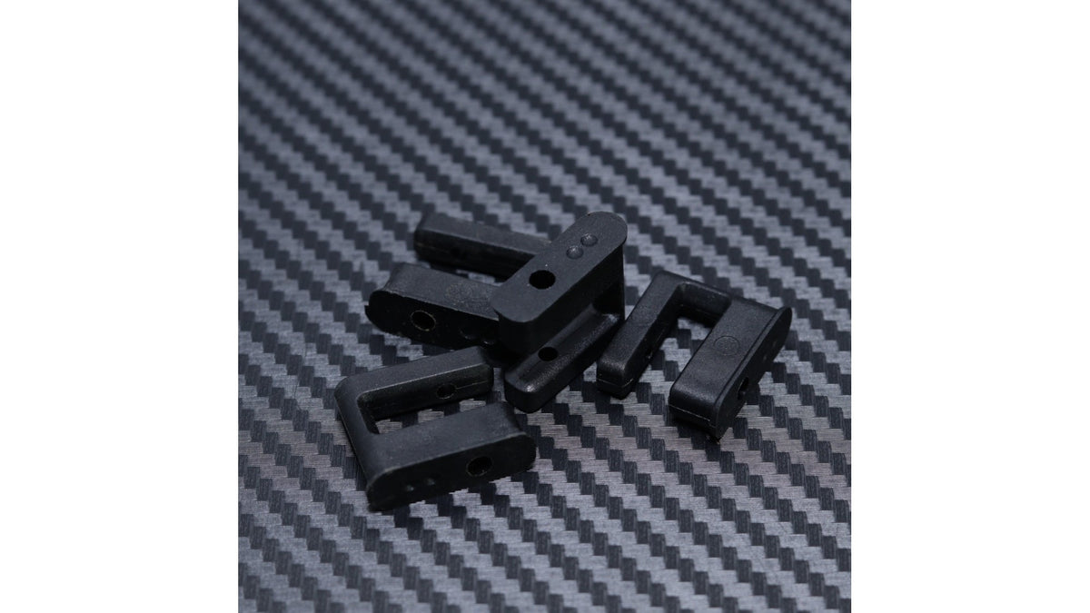 Lower Arm Shock Position Insert 2 (Middle) (Black) for Mayako MX8 (-22)