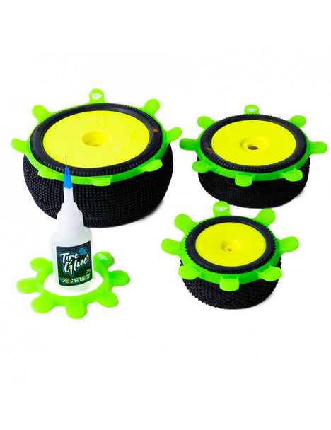 RC-Project Tire Gluing Rubber Bands Green