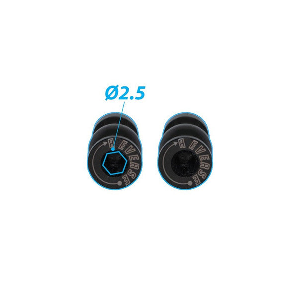 RC-Project - Kit Balls "REVERSE" in Ergal 7075-T6 for TEKNO RC NB/EB48.4 NB/EB48 2.0