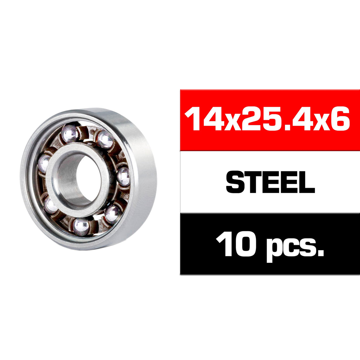 14x25.4x6mm STEEL \HS\ REAR ENGINE BEARING (UR\OS) (1pc)