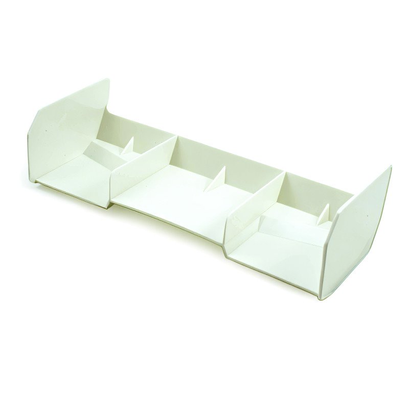 ULTIMATE 1/8 BUGGY PLASTIC REAR WING V2 WHITE