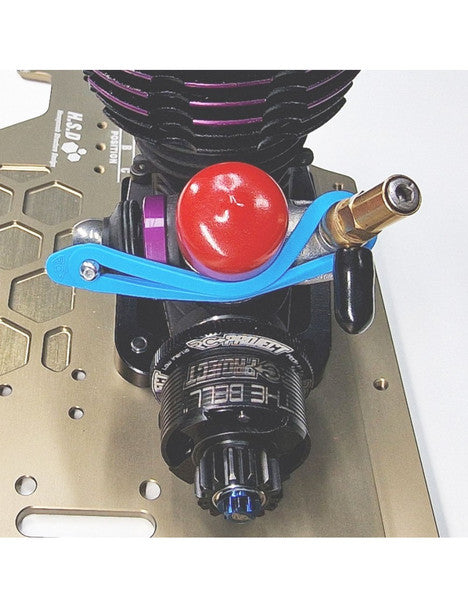RC-Project Carburettor Rubber Band. (Cyan). (2)