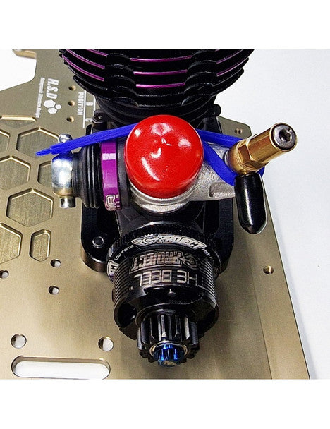 RC-Project Carburettor Rubber Band. (Reflex Blue). (2)