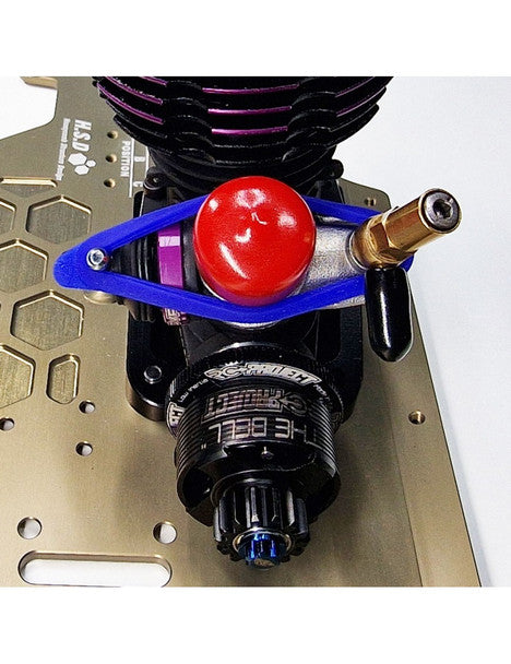 RC-Project Carburettor Rubber Band. (Reflex Blue). (2)