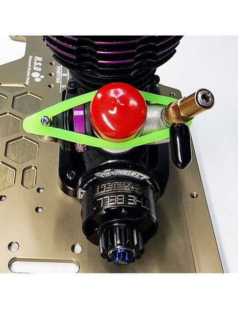 RC-Project Carburettor Rubber Band. (Green). (2)