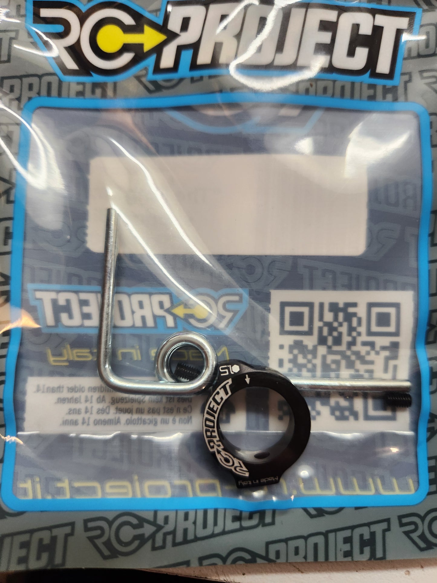 RC-Project "The Ring" Muffler Support - Black