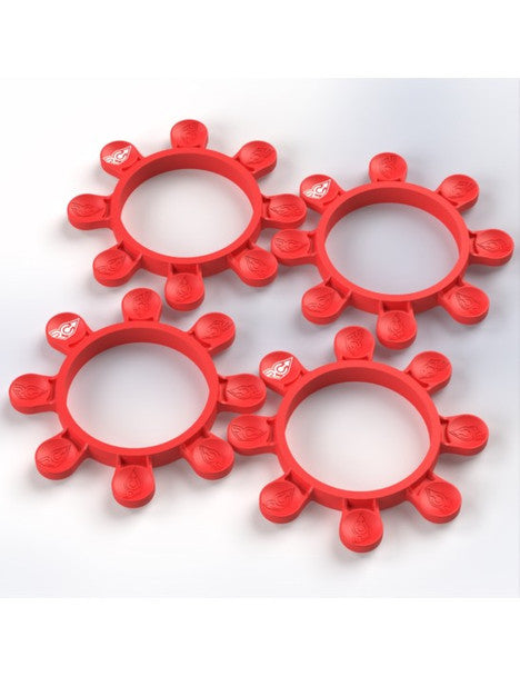 RC-Project Tire Gluing Rubber Bands, Maranello Red