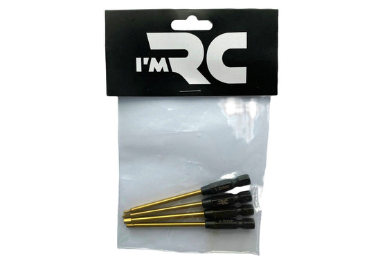I'M RC 4PCS TITANIUM HEX TIP SET FOR DRILL DRIVER