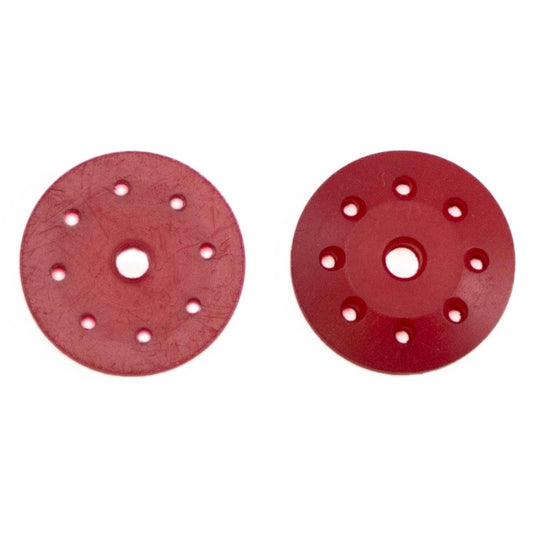 16mm CONICAL SHOCK PISTONS RED (8×1.2mm) (2pcs)