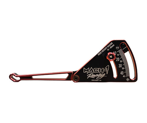 MACH-1 RACING 10-45MM RIDE HEIGHT GAUGE - RED