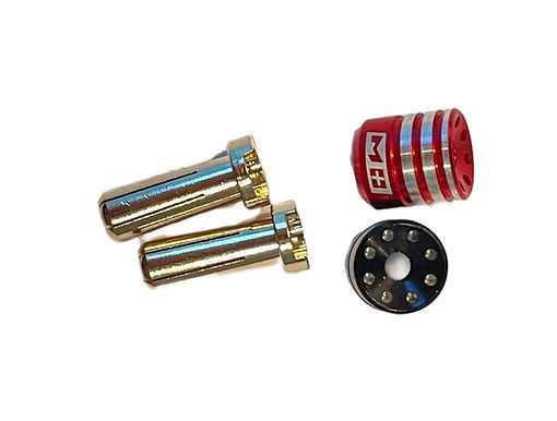 MACH-1 RACING // HEAT SINK W/ 4MM GOLD PLATED BULLET CONNECTORS