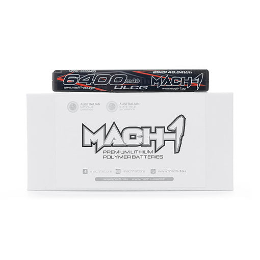 MACH-1 RACING // TITANIUM SERIES 6400MAH ULCG HIV LITHIUM BATTERY