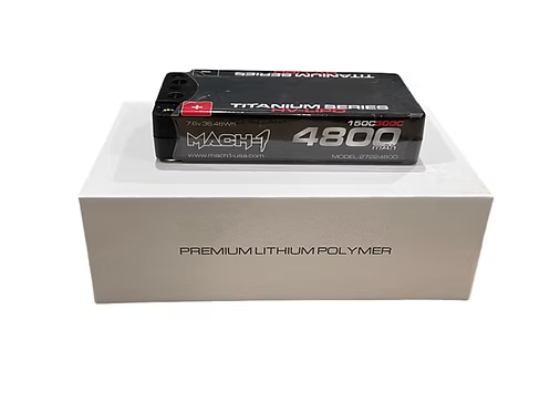 MACH-1 RACING // 4800 MAH 7.6V LIHV TITANIUM SERIES 2S SHORTY