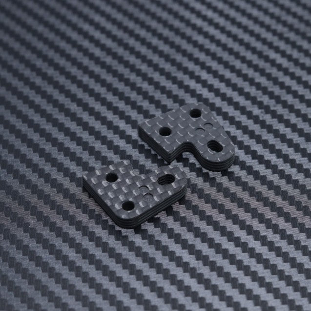 Carbon Fibre Steering Knuckle Plate 2 (Short) for Mayako MX8 (-22-25)