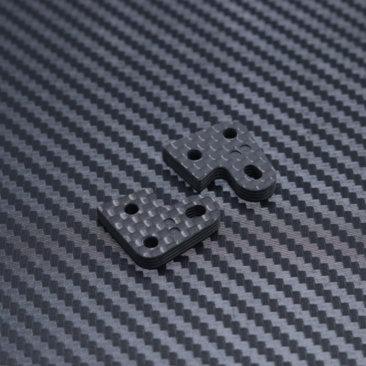 Carbon Fibre Steering Knuckle Plate 2 (Short) for Mayako MX8 (-22-25)