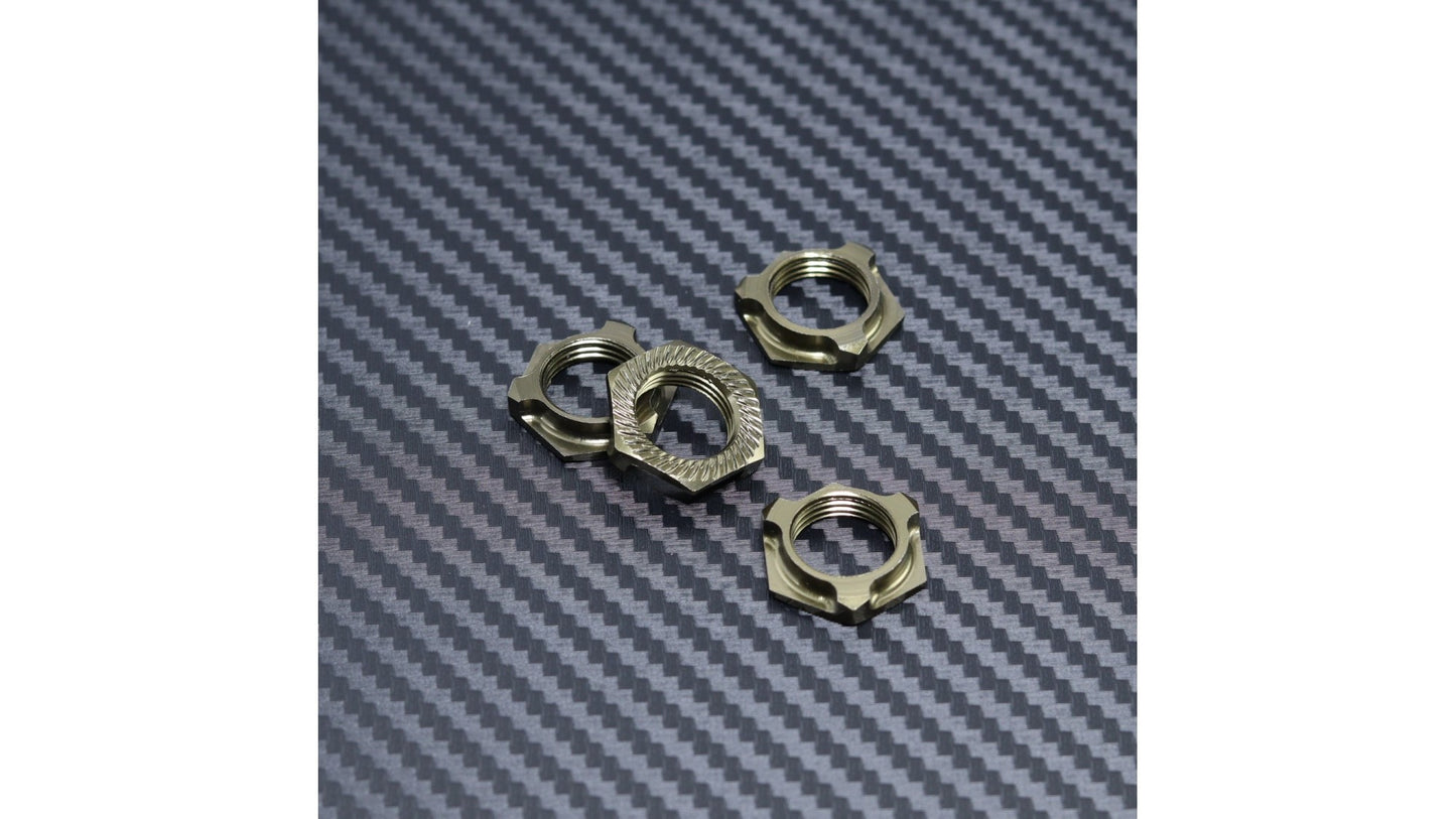 Lightweight Knurled Wheel Nut 4pcs for Mayako MX8/MX8E
