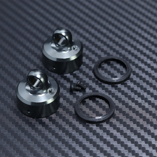 Mayako- Vented Shock Cap with Emulsion Gasket 2pcs for Mayako MX8/MX8E