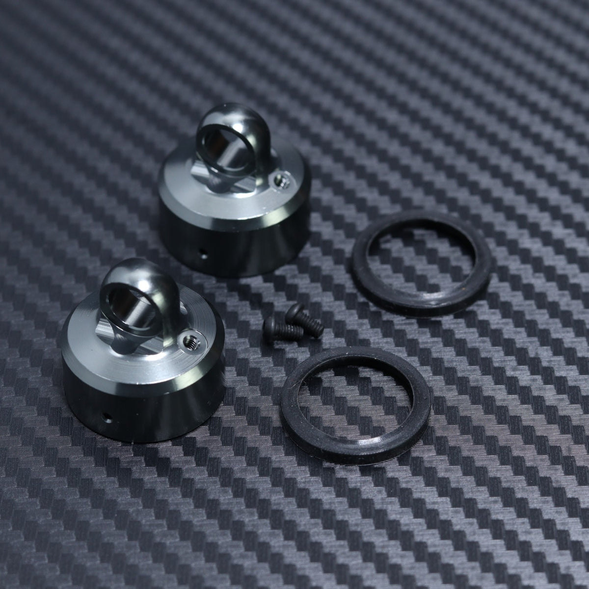 Mayako-Vented LCG Shock Cap with Emulsion Gasket 2pcs for Mayako MX8/MX8E