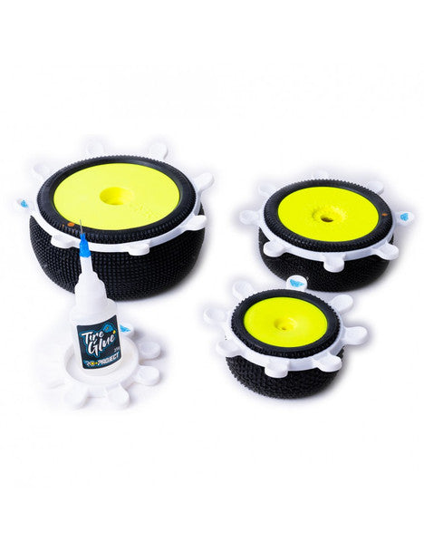 Rc Project Tire Gluing Rubber Bands White
