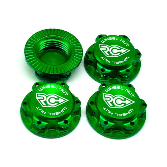 RC-Project 1/8 Wheel Nut - Green