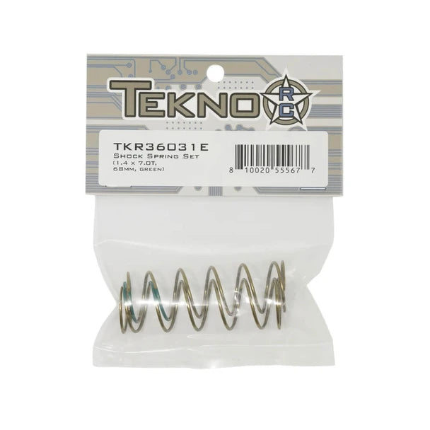 TKR36031E – Shock Spring Set (1.4 x 7.0T, 68mm, GREEN)