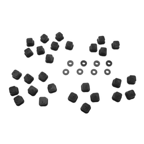 Tekno TKR5165 V2 Hinge Pin Inserts, Wheelbase Shims (EB/NB/ET/NT/SCT)