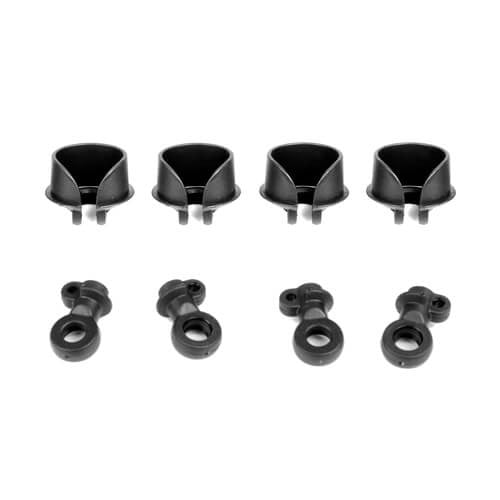 TKR6140C Locking Shock Rod End and Spring Perch Set (updated 2019, 16mm shocks)