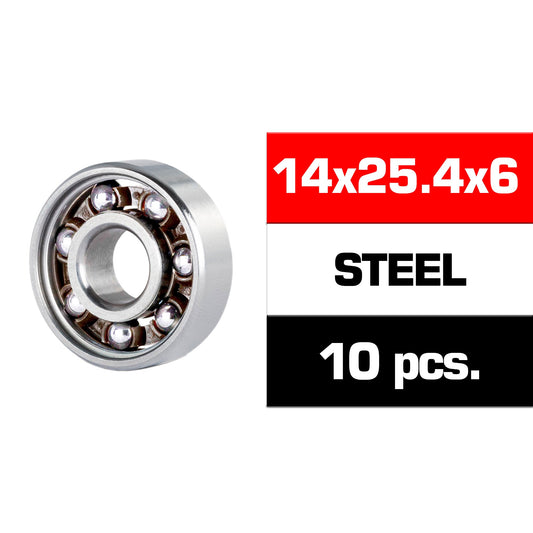 14x25.4x6mm STEEL \HS\ REAR ENGINE BEARING (UR\OS) (1pc)