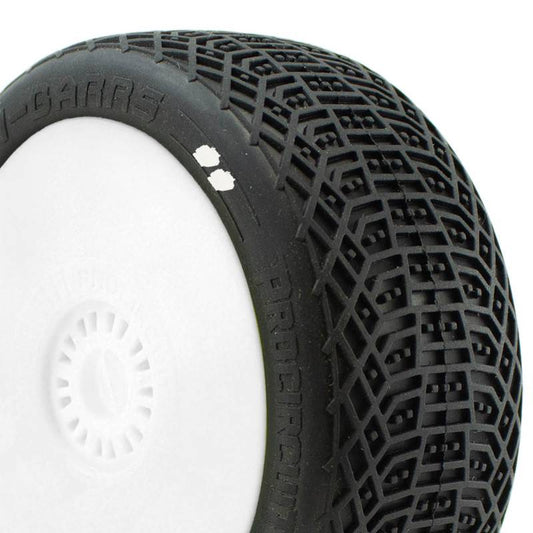 PROCIRCUIT I-BARRS v3 BUGGY S1 PRE-MOUNTED WHITE (2pcs.)