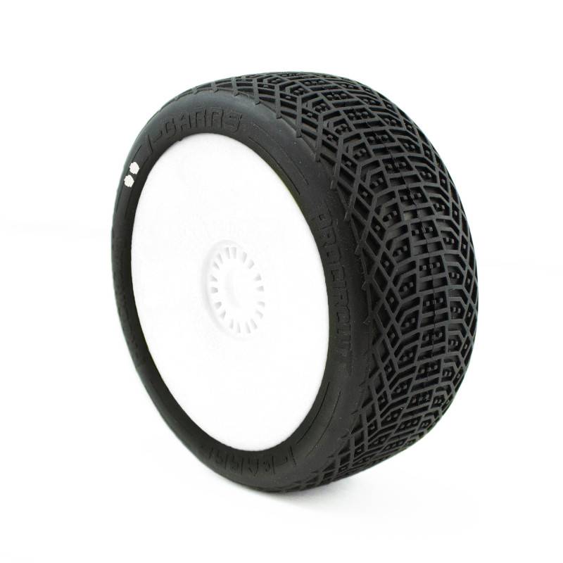 PROCIRCUIT I-BARRS v3 BUGGY PRE-MOUNTED WHITE (2pcs.)