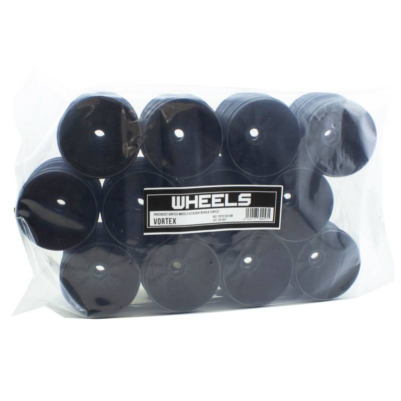 PROCIRCUIT VORTEX WHEELS V2 BLACK IN BULK (24pcs)