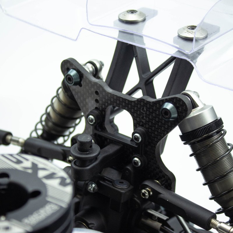 MUGEN MBX8R +3mm CARBON REAR SHOCK TOWER ULTIMATE
