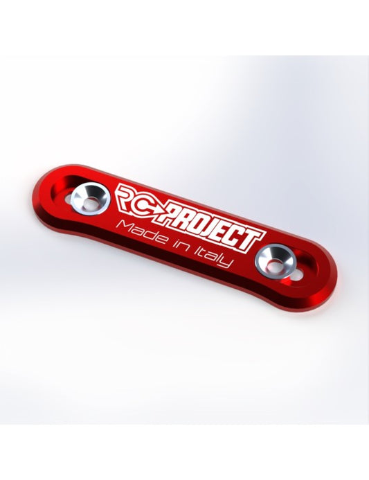 RC-Project - One Piece Wing Button in Ergal 7075 T6 - Red