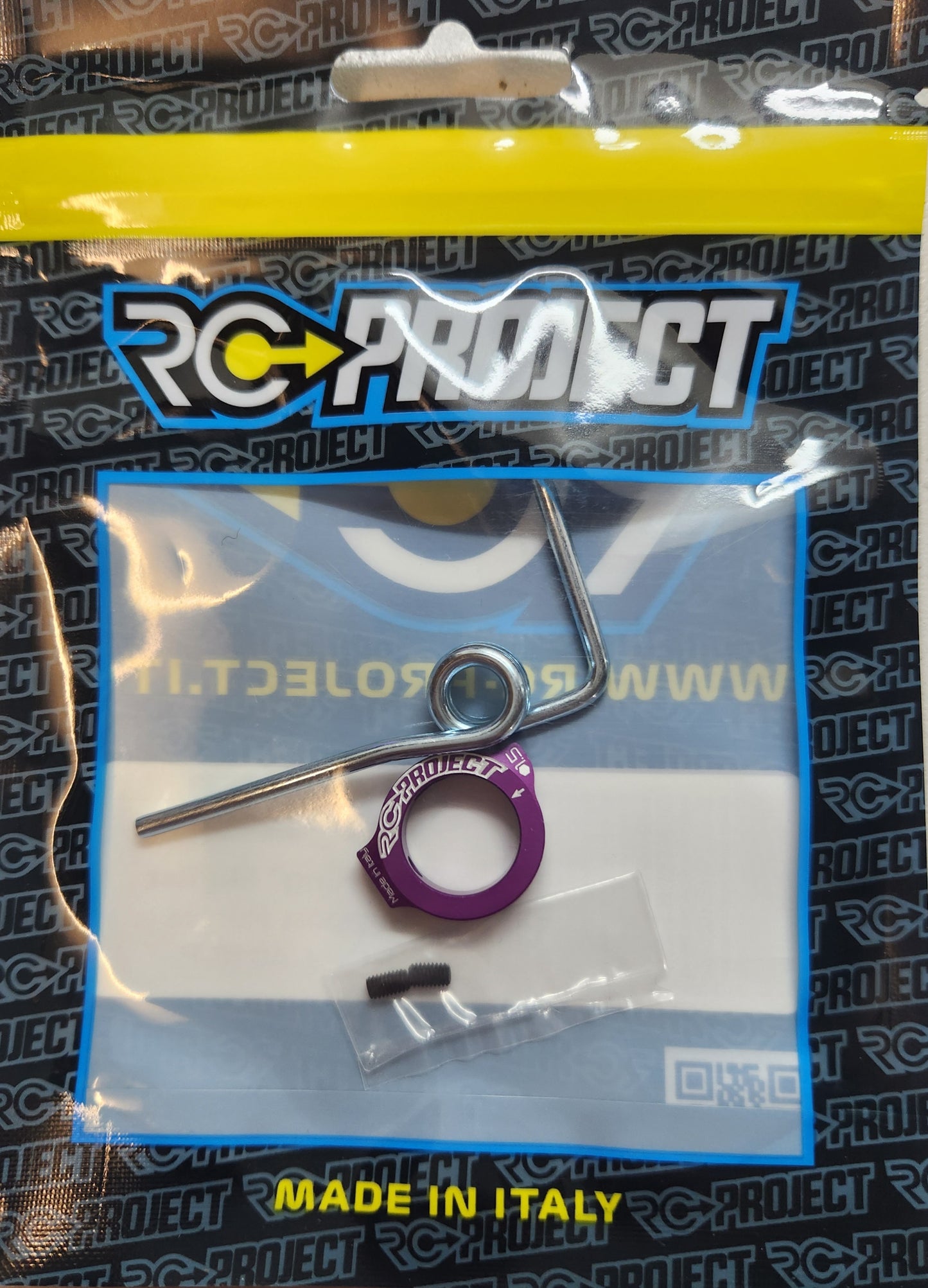 RC-Project "The Ring" Muffler Support - Purple