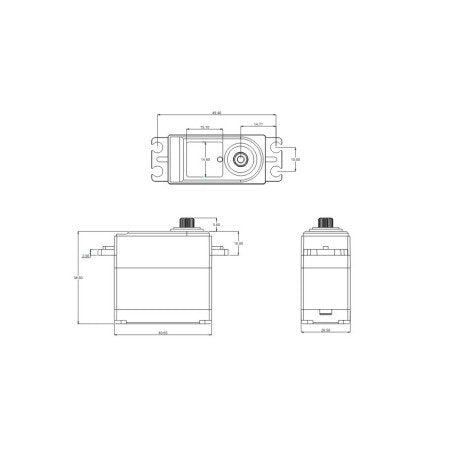 SRT-BH6027 1/8 HV SEMI-METAL CASE 27KG 0.075S BRUSHLESS SERVO