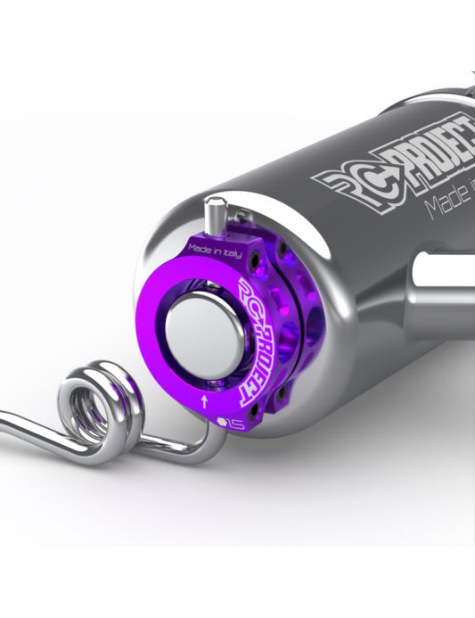 RC-Project "The Ring" Muffler Support - Purple