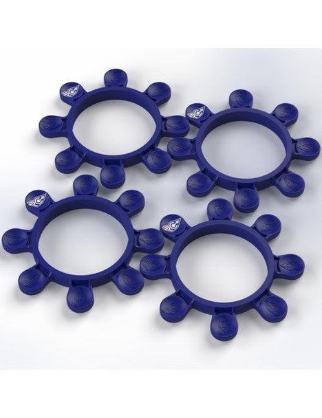 RC-Project Tire Gluing Rubber Bands, Reflex Blue